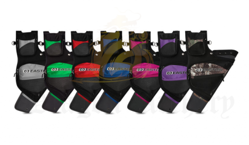 Ceinture-carquois Easton Deluxe - Noir/Gris - Taille Ajustable 18 à 47 Pouces - NEUVE